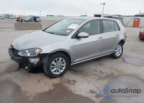 2016 Volkswagen Golf Tsi S 4-Door из США, поврежденный, VIN 3VW217AU1GM026739